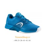 کفش تنیس هد سری REVOLT PRO 4 مدل clay رنگ آبی سفید