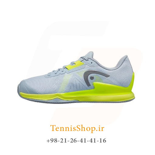 کفش تنیس هد سری SPRINT PRO 3.5 مدل clay رنگ طوسی فسفری