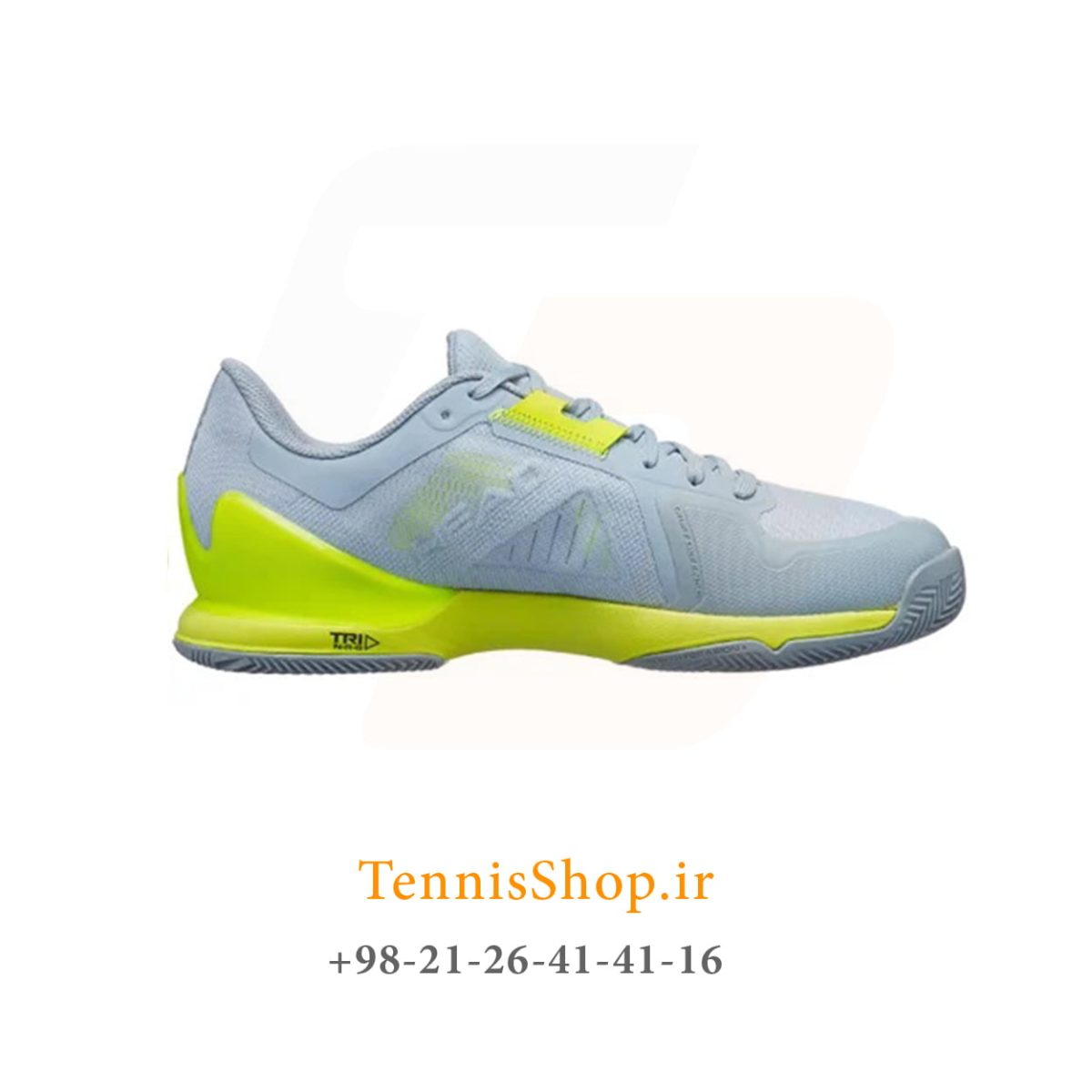 کفش تنیس هد سری SPRINT PRO 3.5 مدل clay رنگ طوسی فسفری