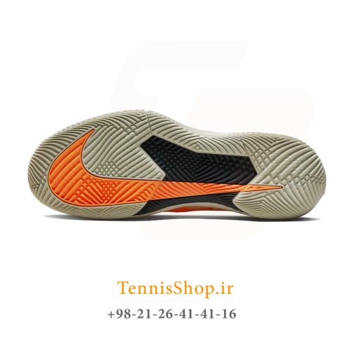 کفش تنیس نایک سری VAPOR PRO تکنولوژی AIR ZOOM رنگ نارنجی-سفید 