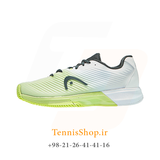 کفش تنیس هد سری REVOLT PRO 4 مدل clay رنگ سبز سفید