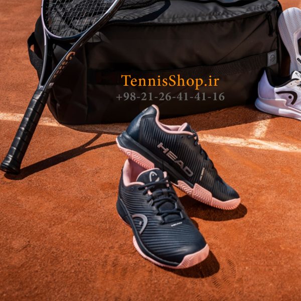 کفش تنیس هد سری REVOLT PRO 4 مدل clay رنگ سرمه ای صورتی (7)