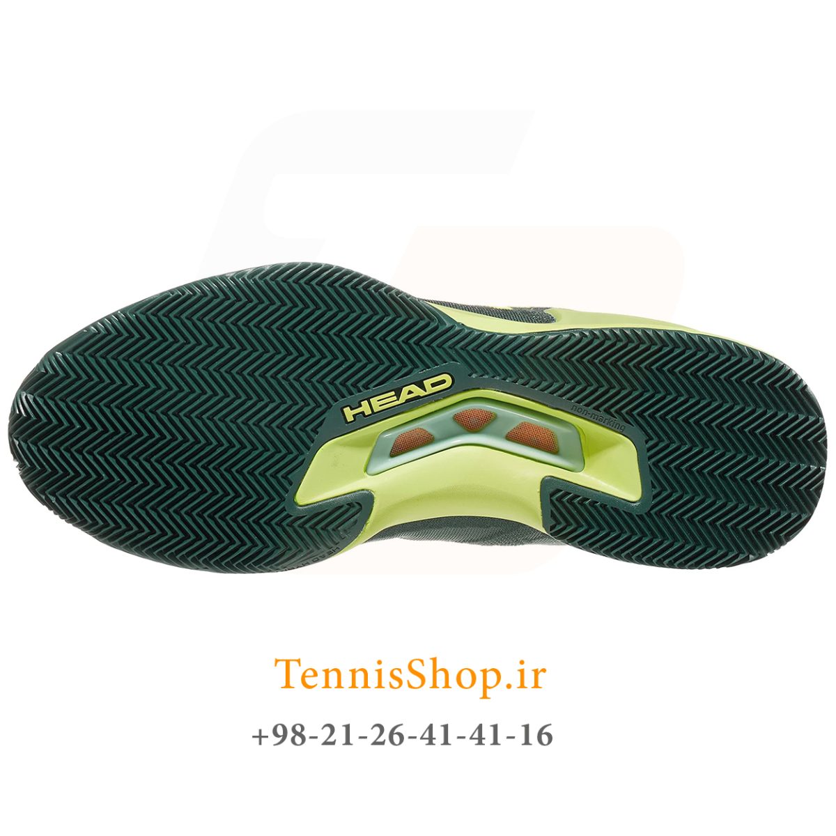 کفش تنیس هد سری SPRINT PRO 3.5 مدل clay رنگ سبز ارتشی فسفری
