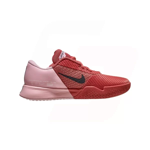 کفش تنیس نایک سری VAPOR PRO 2 تکنولوژی AIR ZOOM رنگ صورتی-قرمز زنانه (2)