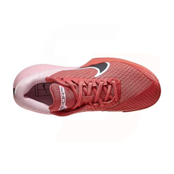 کفش تنیس نایک سری VAPOR PRO 2 تکنولوژی AIR ZOOM رنگ صورتی-قرمز زنانه (6)