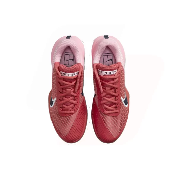کفش تنیس نایک سری VAPOR PRO 2 تکنولوژی AIR ZOOM رنگ صورتی-قرمز زنانه (7)
