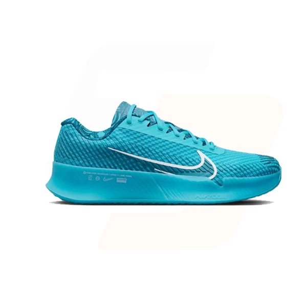 کفش تنیس نایک سری VAPOR 11 تکنولوژی AIR ZOOM رنگ آبی (5)