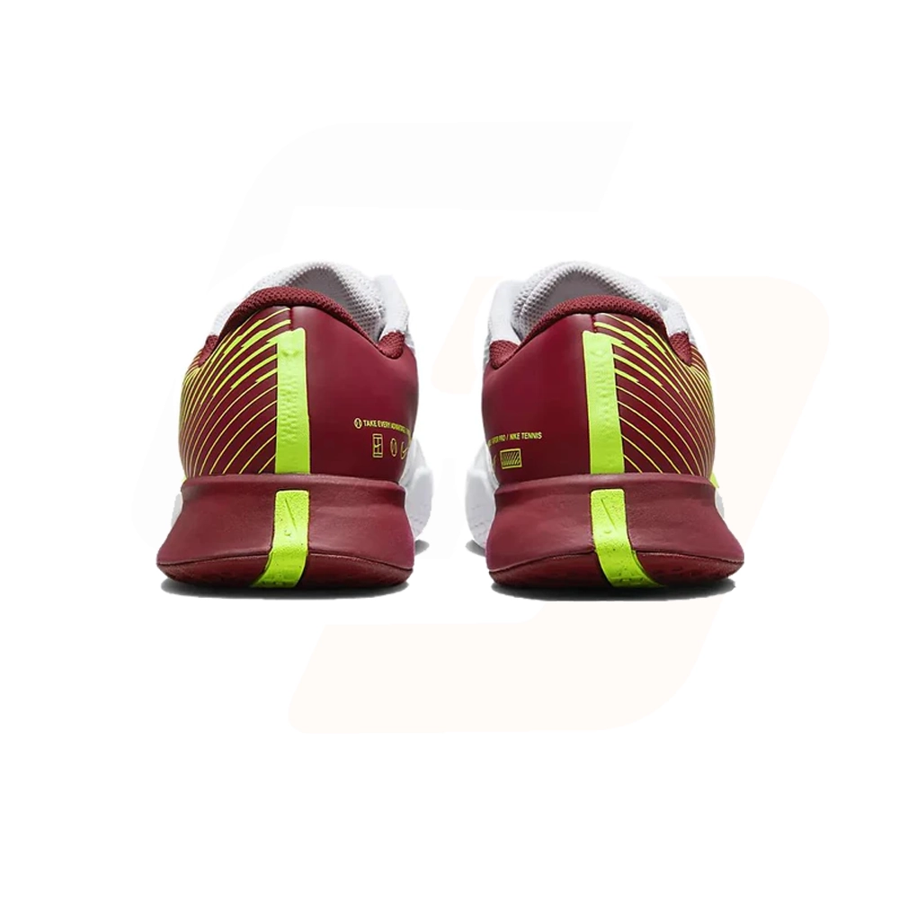 کفش تنیس نایک سری VAPOR PRO 2 تکنولوژی AIR ZOOM رنگ زرشکی-سفید (4)