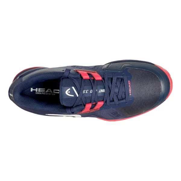 کفش تنیس هد سری SPRINT PRO 3.5 مدل clay رنگ سرمه ای-سرخابی (1)