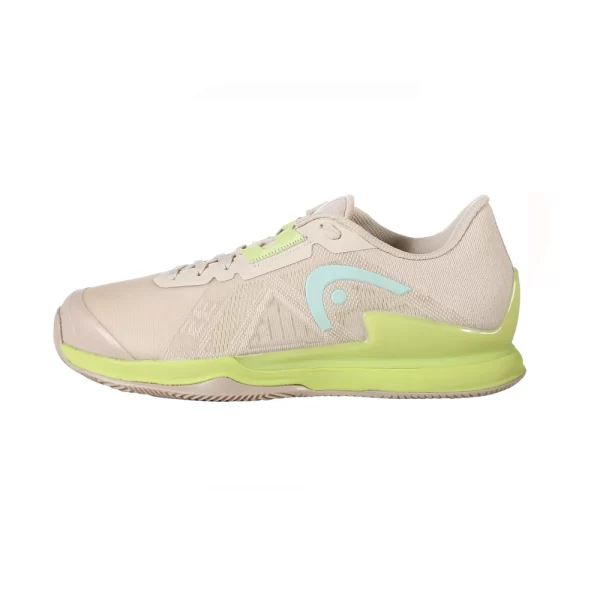 کفش تنیس هد سری SPRINT PRO 3.5 مدل clay رنگ کرم-سبز