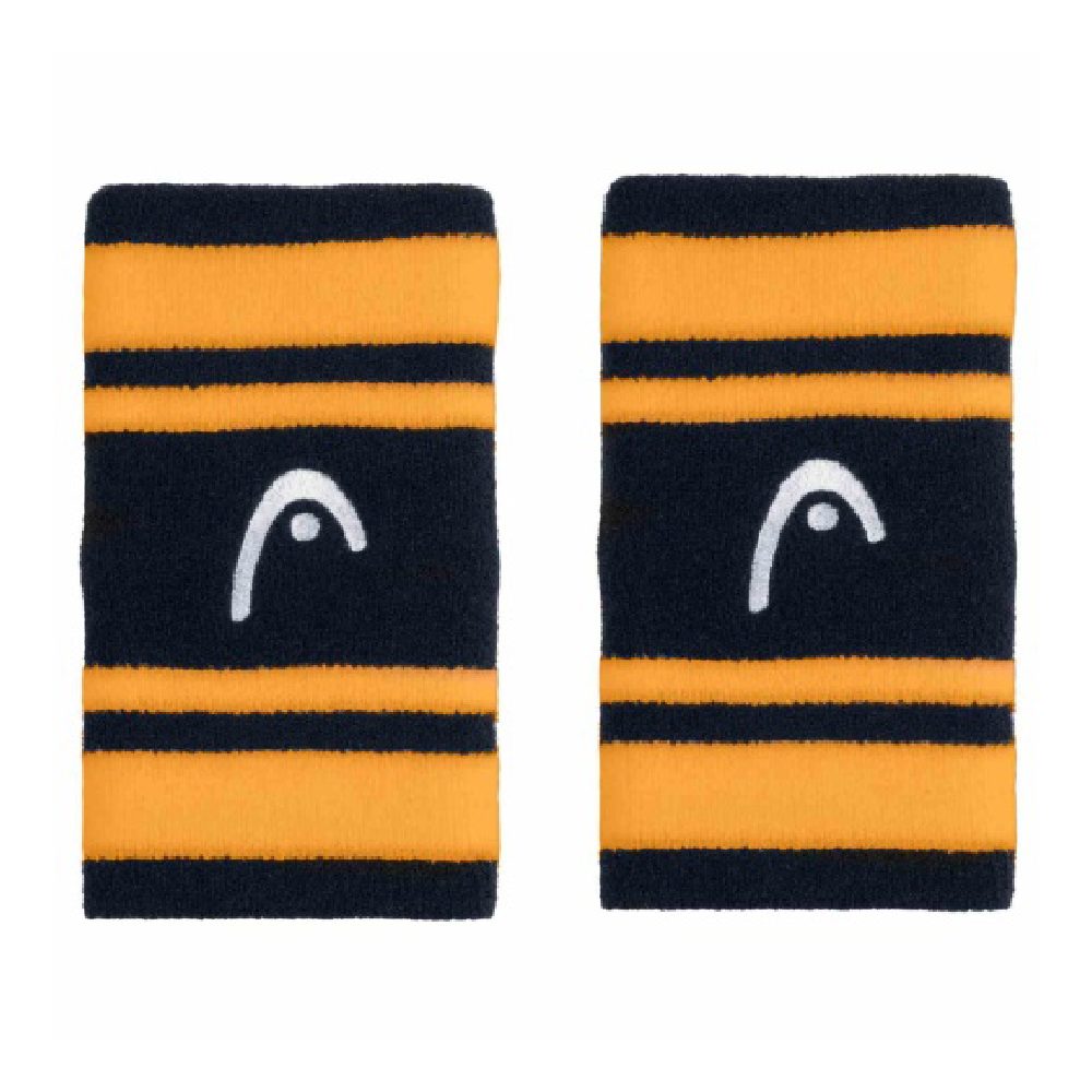 مچ بند تنیس هد سری 5 اینچ مدل 2 عددی رنگ سرمه ای-زرد