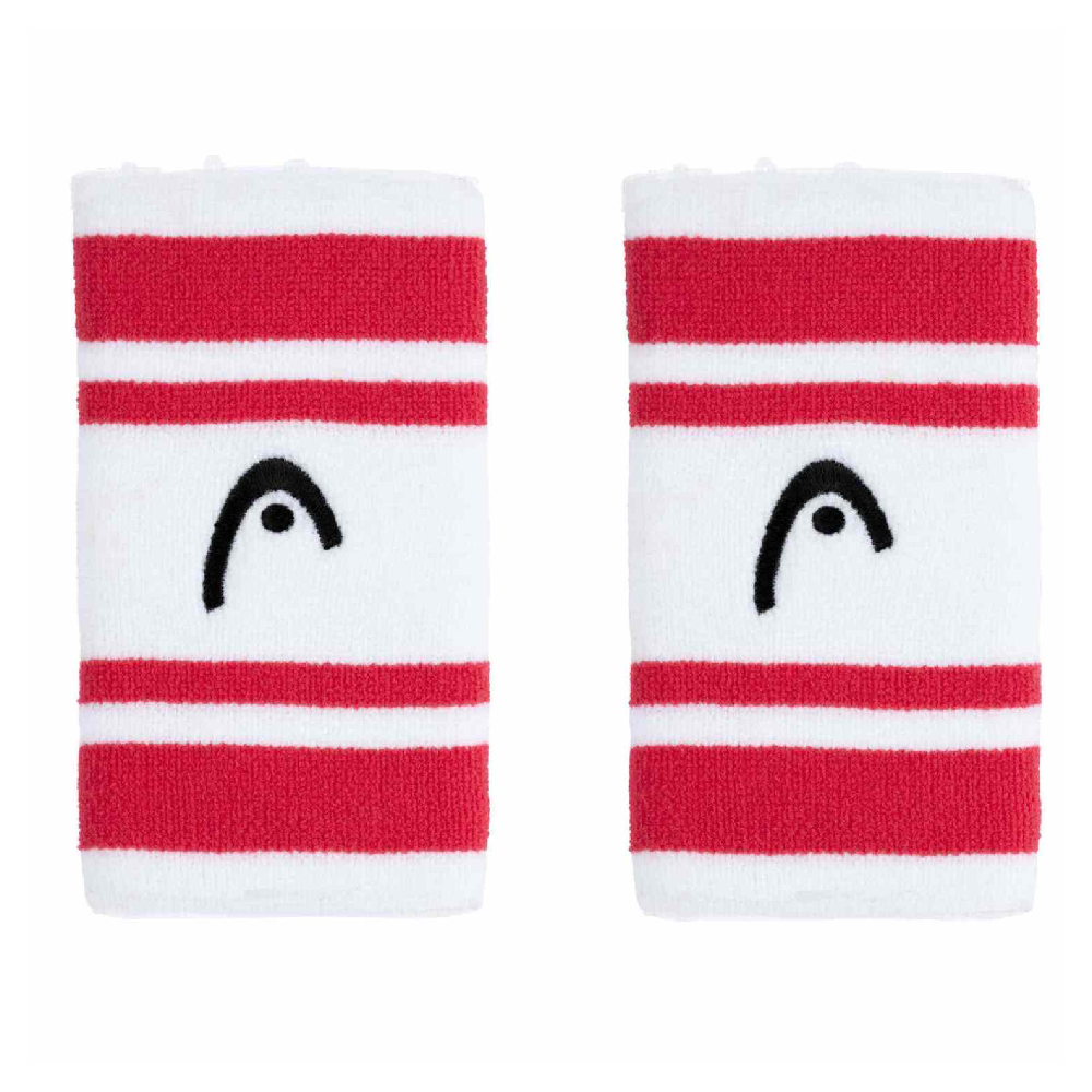 مچ بند تنیس هد سری 5 اینچ مدل 2 عددی رنگ سفید-صورتی (2)