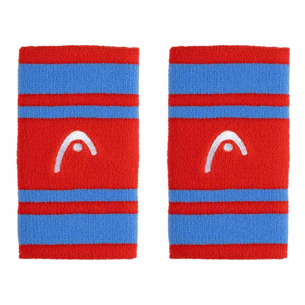 مچ بند تنیس هد سری 5 اینچ مدل 2 عددی رنگ قرمز-آبی