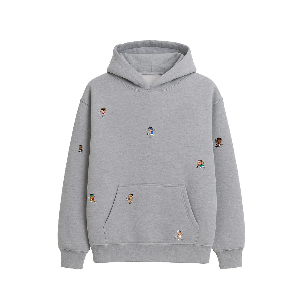 هودی طرح ATP TOUR PLAYERS رنگ طوسی