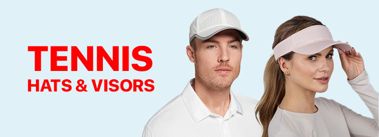 tennis hats & visors