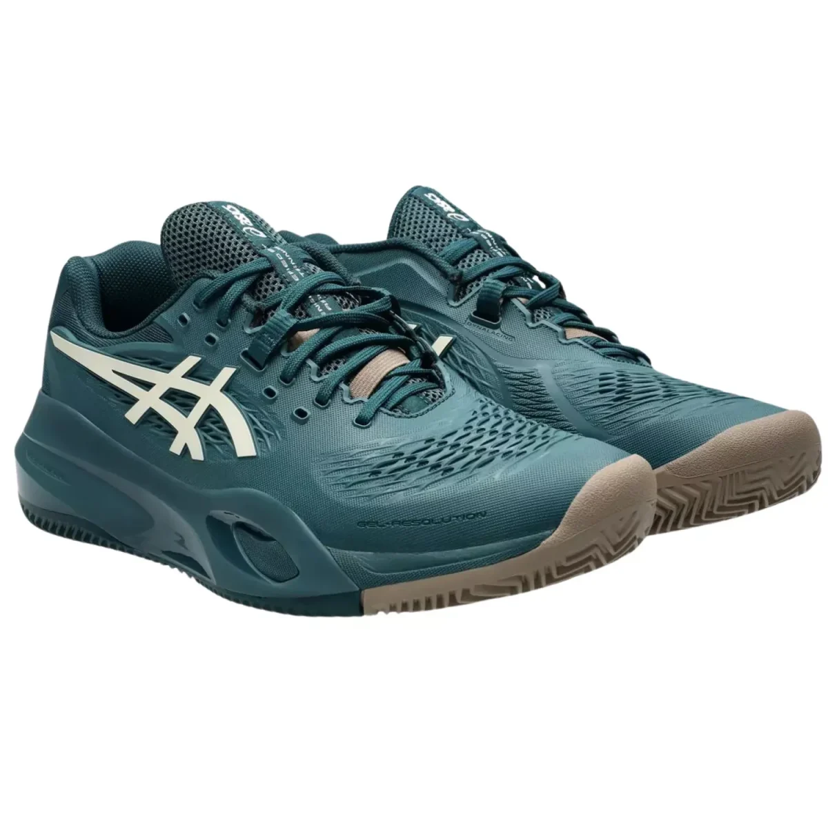 کفش تنیس اسیکس سری GEL RESOLUTION X رنگ سبز CLAY