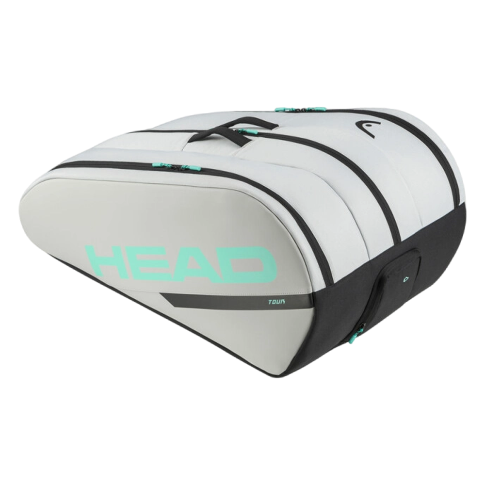 ساک تنیس هد سری TOUR مدل 12 راکته رنگ طوسی-سبز