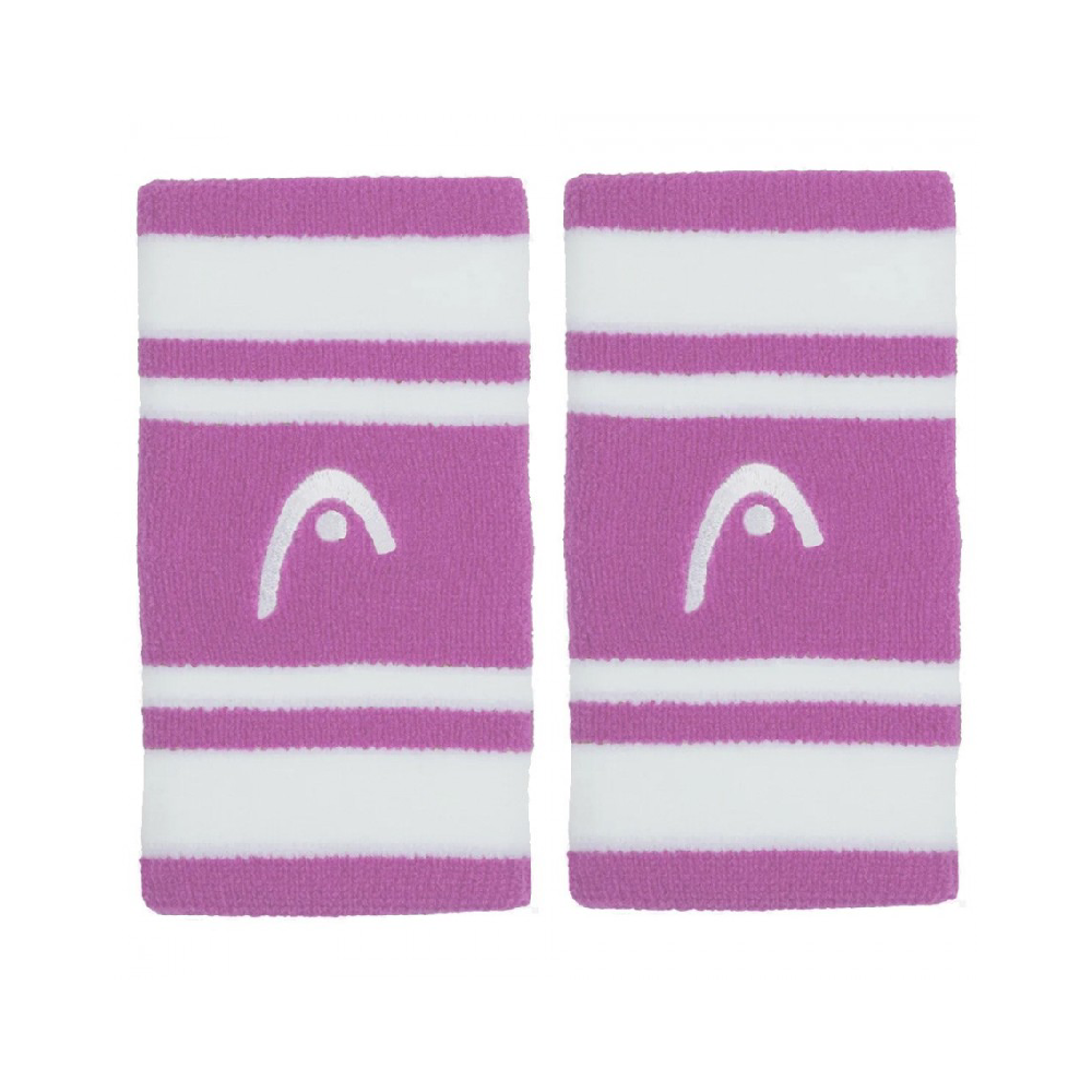 مچ بند تنیس هد سری 5 اینچ مدل 2 عددی رنگ سفید-صورتی