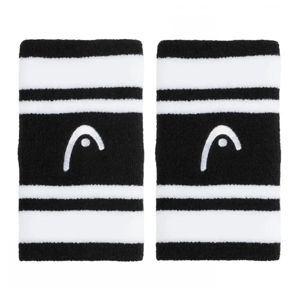 مچ بند تنیس هد سری 5 اینچ مدل 2 عددی رنگ مشکی-سفید