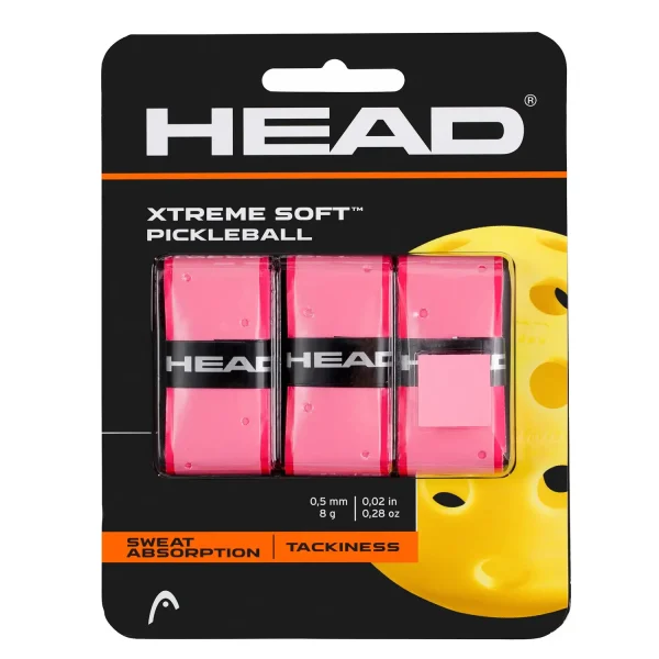اورگریپ راکت پیکل بال هد سری Xtreme Soft مدل 3 عددی رنگ سفید