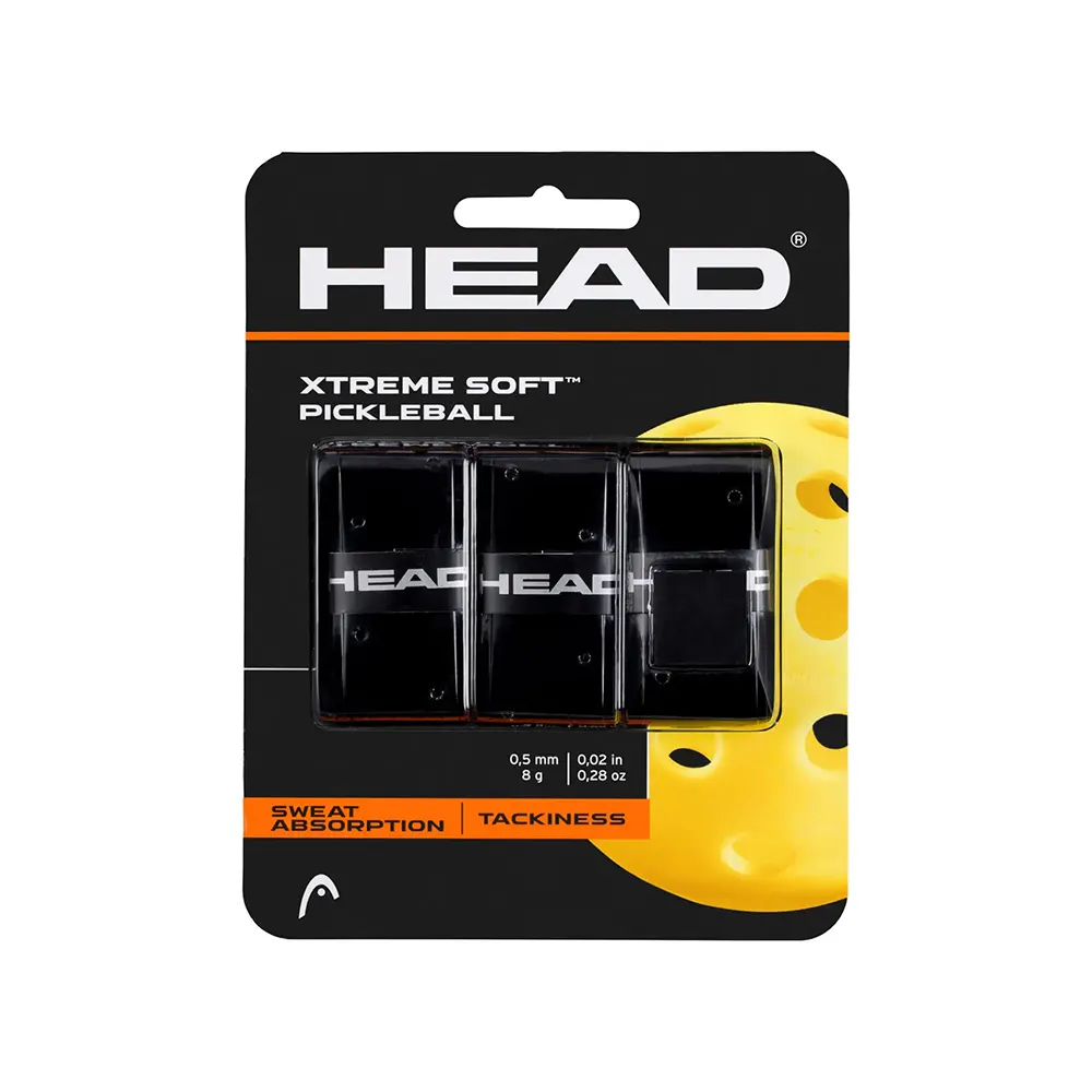 اورگریپ راکت پیکل بال هد سری Xtreme Soft مدل 3 عددی رنگ مشکی